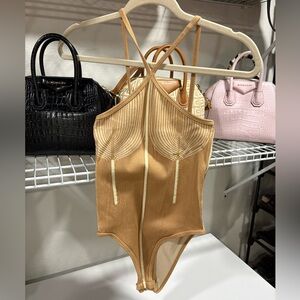 3 for $18 SALE Stylish Tan Bodysuit
